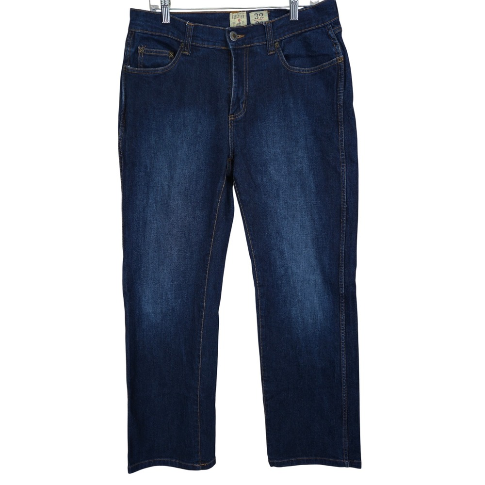 Red Head Mens Jeans 32X32 Dark Wash‎ Denim Workwear Outdoors Cowboy Western